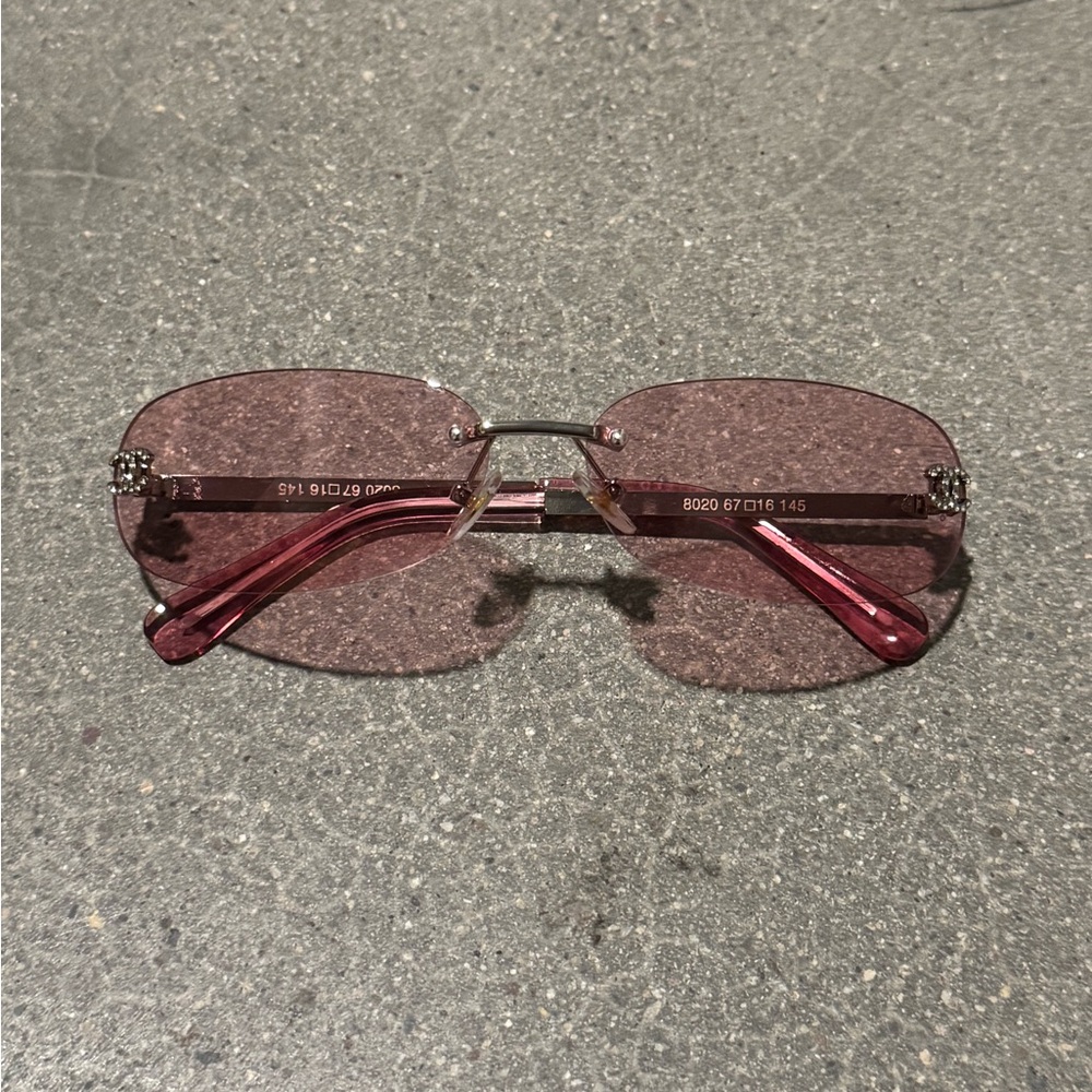 CHANEL Pink Sunglasses